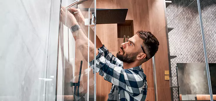 Replace Shower Doors with Frameless Red Wing